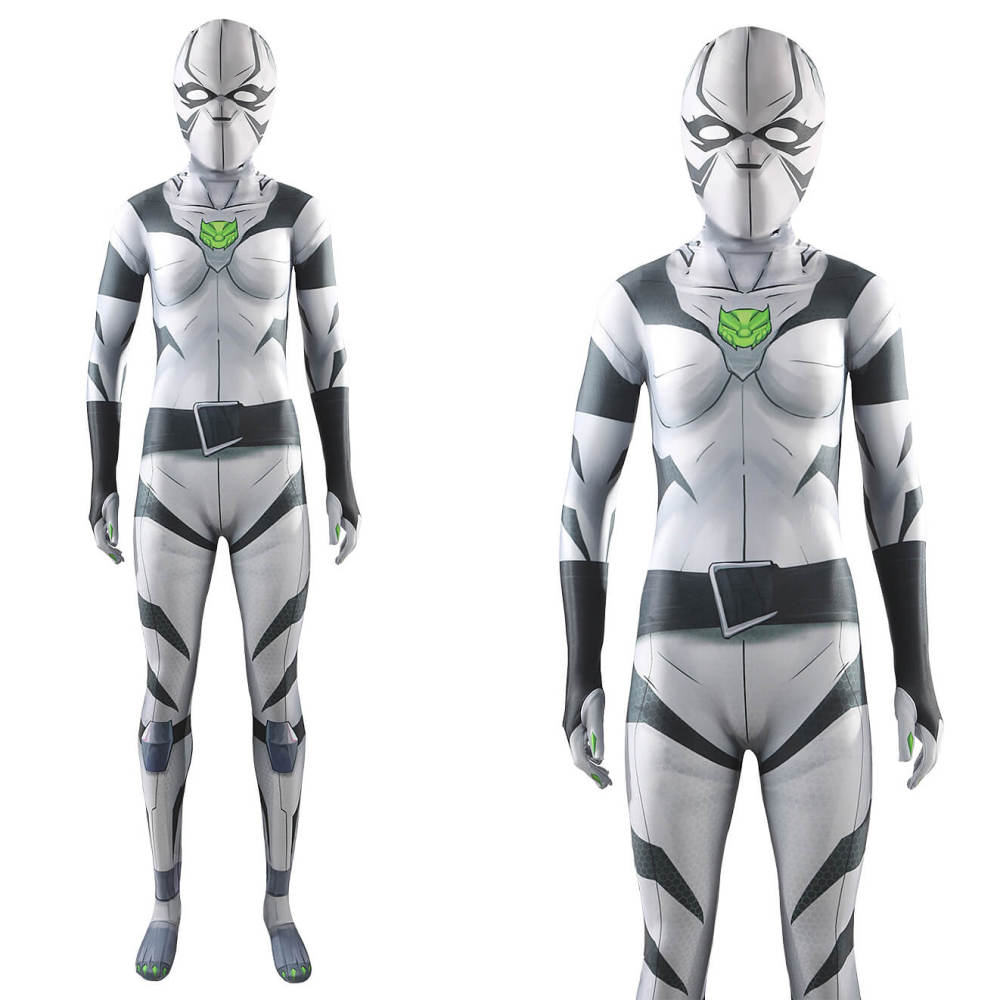 Marvel Rivals Ava Ayala White Tiger Cosplay Costume With Mask Takerlama