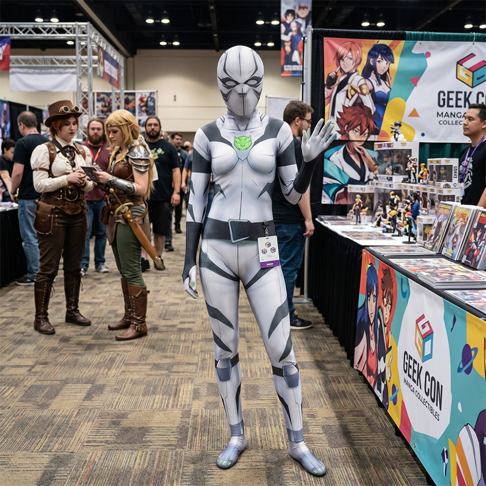 Marvel Rivals Ava Ayala White Tiger Cosplay Costume With Mask Takerlama