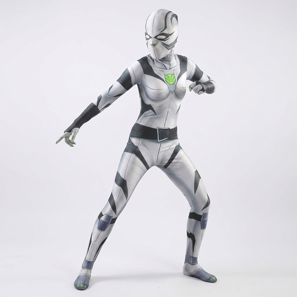 Marvel Rivals Ava Ayala White Tiger Cosplay Costume With Mask Takerlama