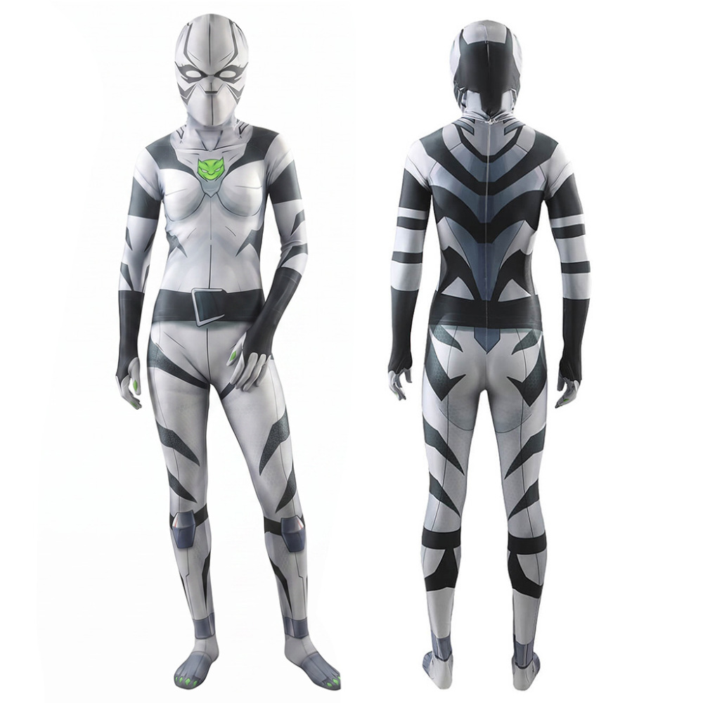 Marvel Rivals Ava Ayala White Tiger Cosplay Costume With Mask Takerlama