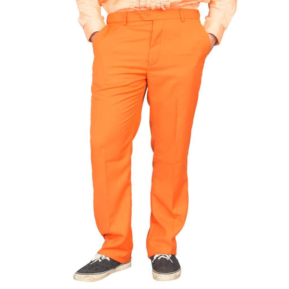 Dumb and Dumber Lloyd Christmas Cosplay Costume Orange Suit with Hat Takerlama In Stock