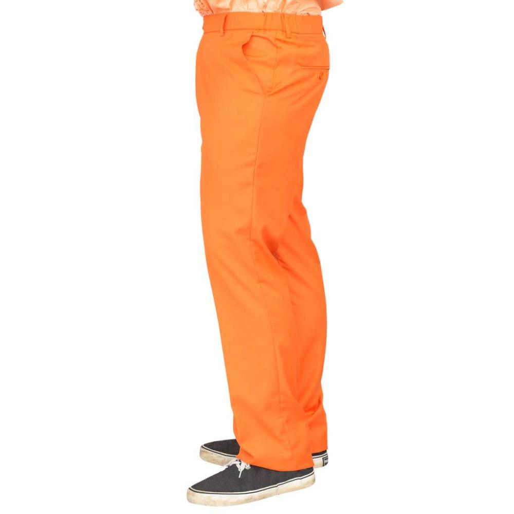 Dumb and Dumber Lloyd Christmas Cosplay Costume Orange Suit with Hat Takerlama In Stock