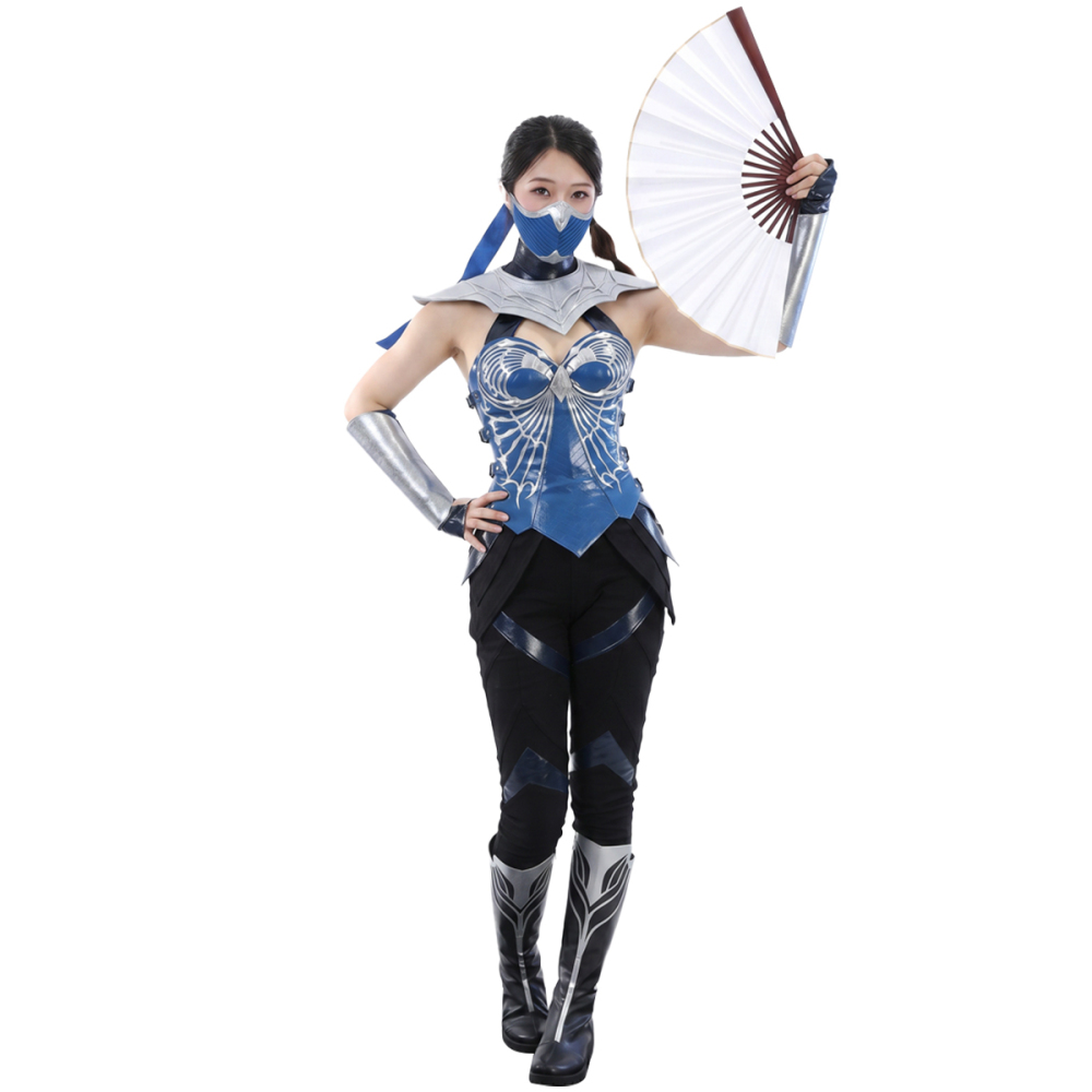Mortal Kombat 2 Kitana Cosplay Costume Boots Takerlama