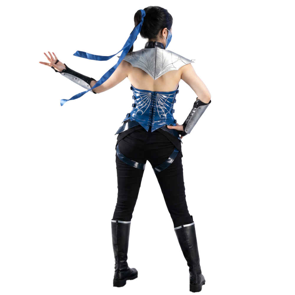 Mortal Kombat 2 Kitana Cosplay Costume Boots Takerlama