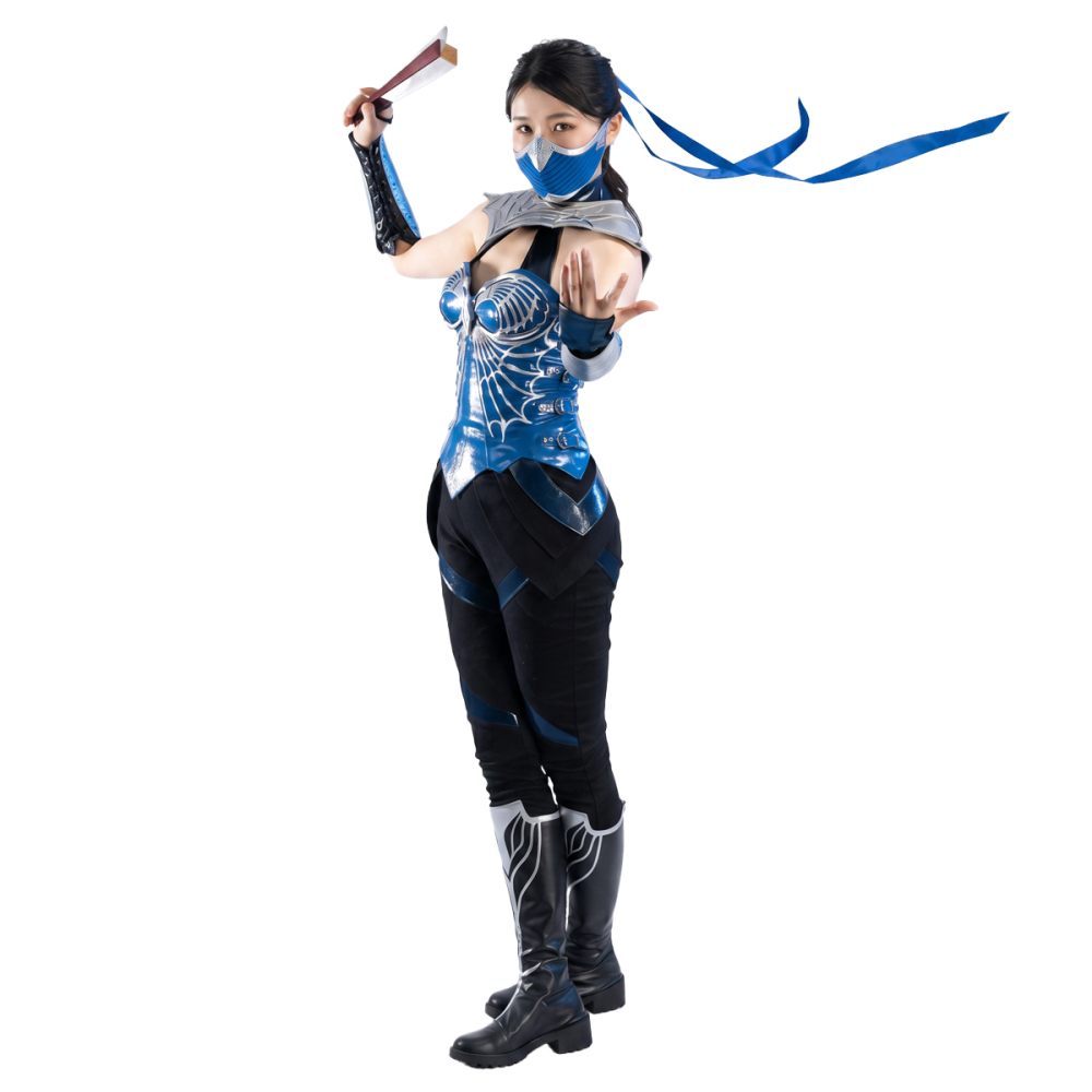 Mortal Kombat 2 Kitana Cosplay Costume Boots Takerlama
