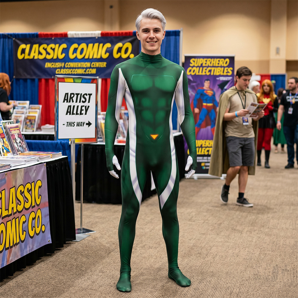 Speed Thomas Shepherd Green Cosplay Costume Kids Adult Takerlama
