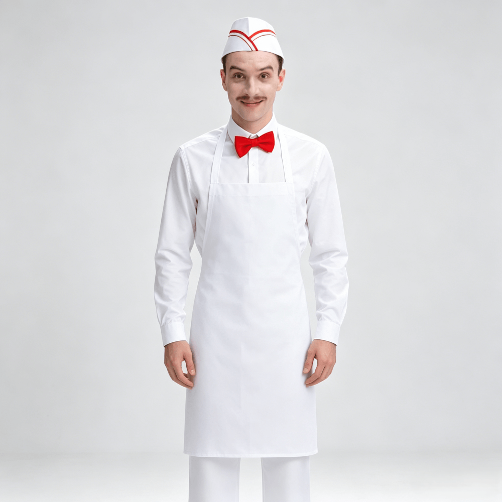 Ice Cream Man 2026 White Uniform Halloween Cosplay Costume Takerlama