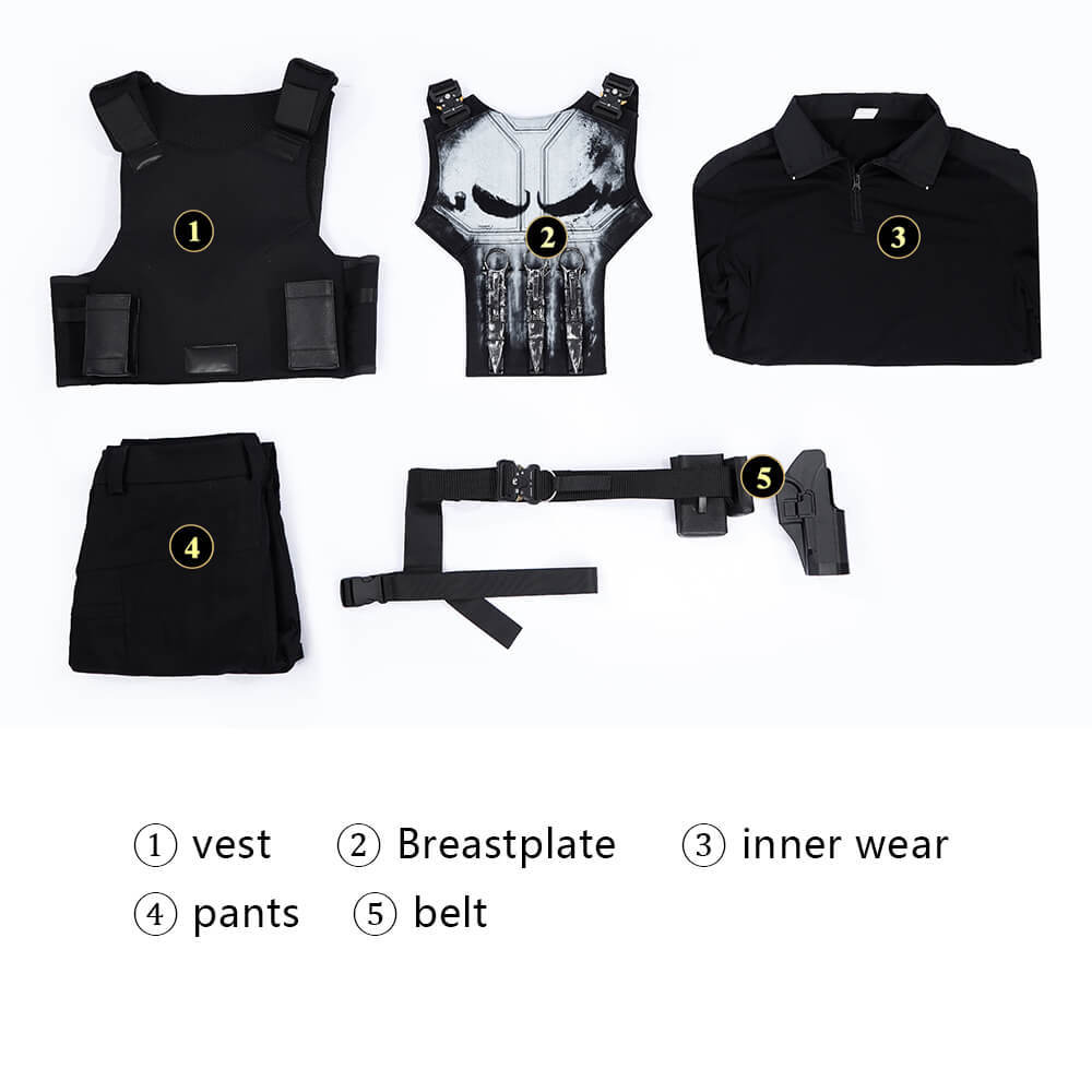 Spider-Man: Brand New Day The Punisher Cosplay Costume Takerlama