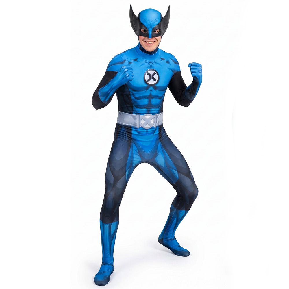 Fantastic Four Wolverine Cosplay Costume With Mask Claws Takerlama
