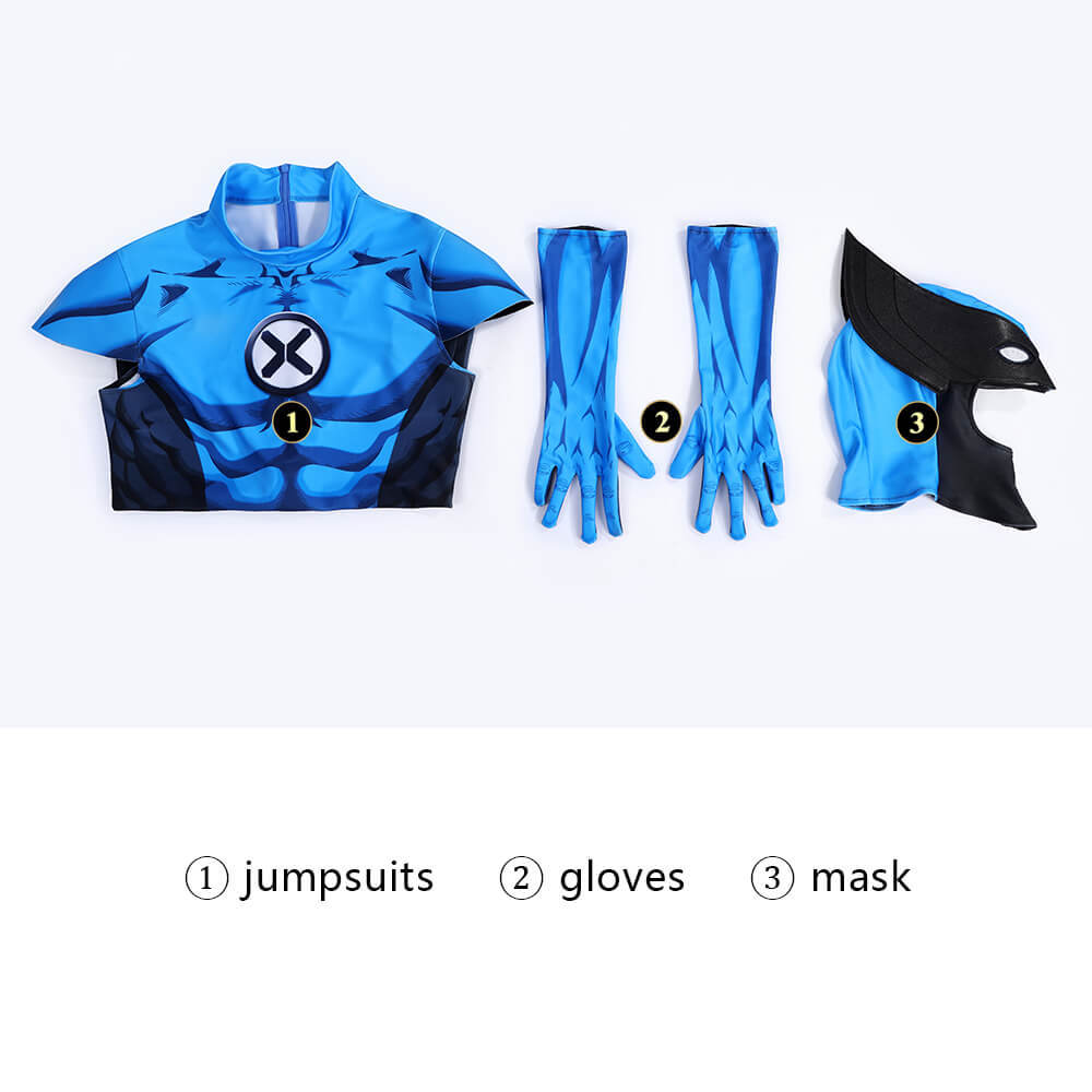 Fantastic Four Wolverine Cosplay Costume With Mask Claws Takerlama
