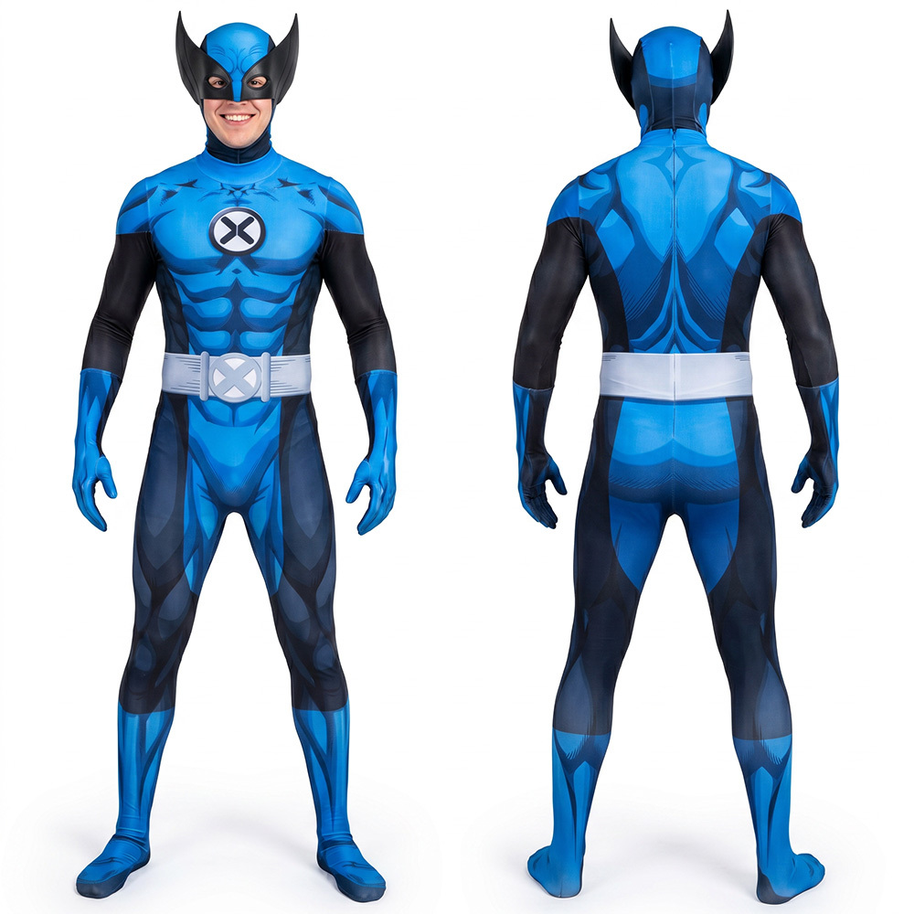 Fantastic Four Wolverine Cosplay Costume With Mask Claws Takerlama