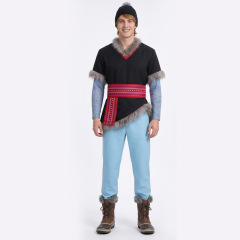 Frozen Kristoff Bjorgman Iceman Halloween Cosplay Costume Adult In Stock-Takerlama