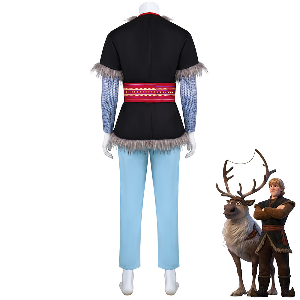 Frozen Kristoff Bjorgman Iceman Halloween Cosplay Costume Adult In Stock-Takerlama