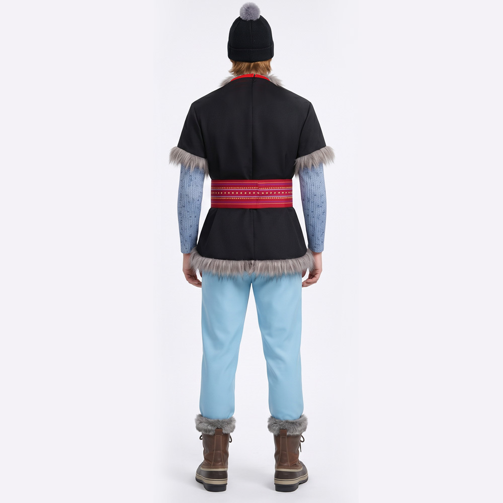 Frozen Kristoff Bjorgman Iceman Halloween Cosplay Costume Adult In Stock-Takerlama