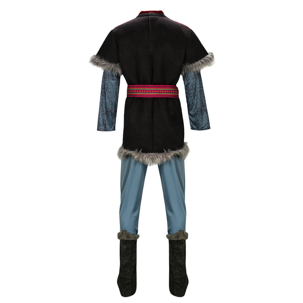 Disney Frozen Kristoff Bjorgman Iceman Cosplay Costume In Stock-Takerlama