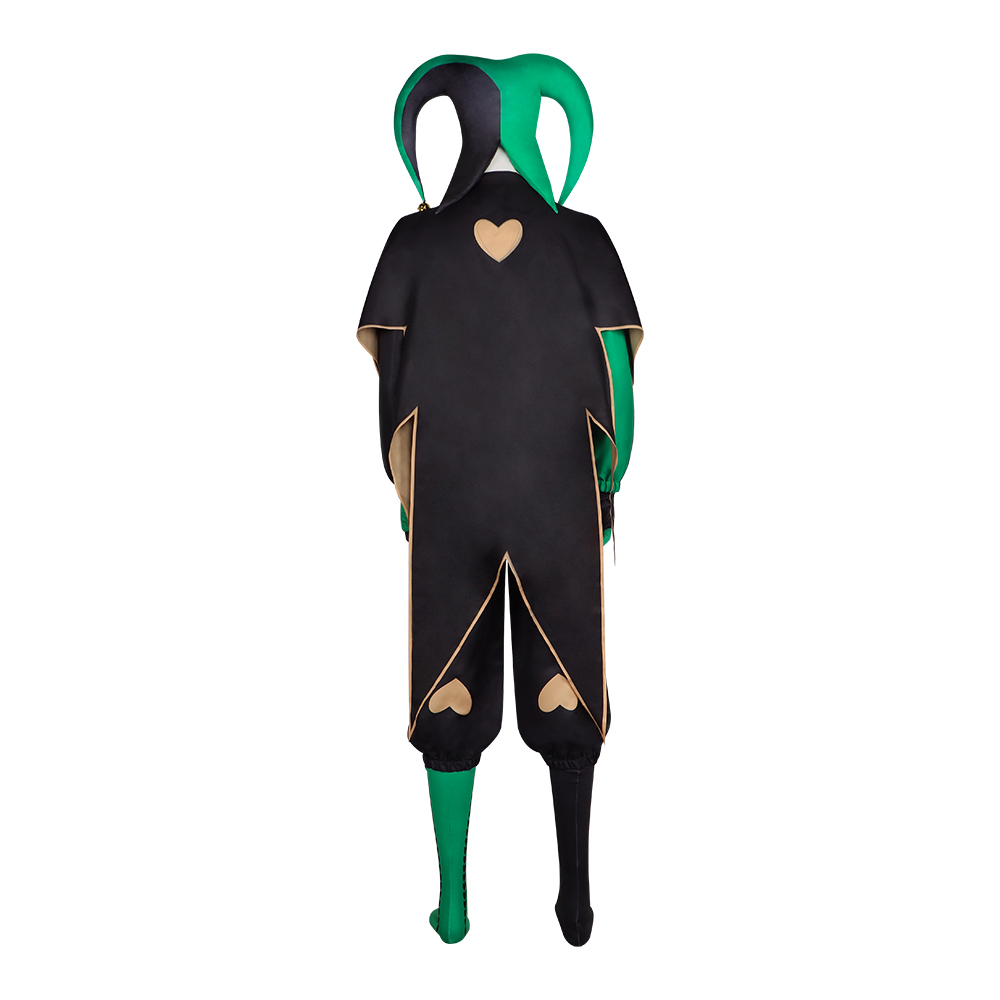 The Freak Circus Pierrot Harlequin Clown Halloween Cosplay Costume Takerlama