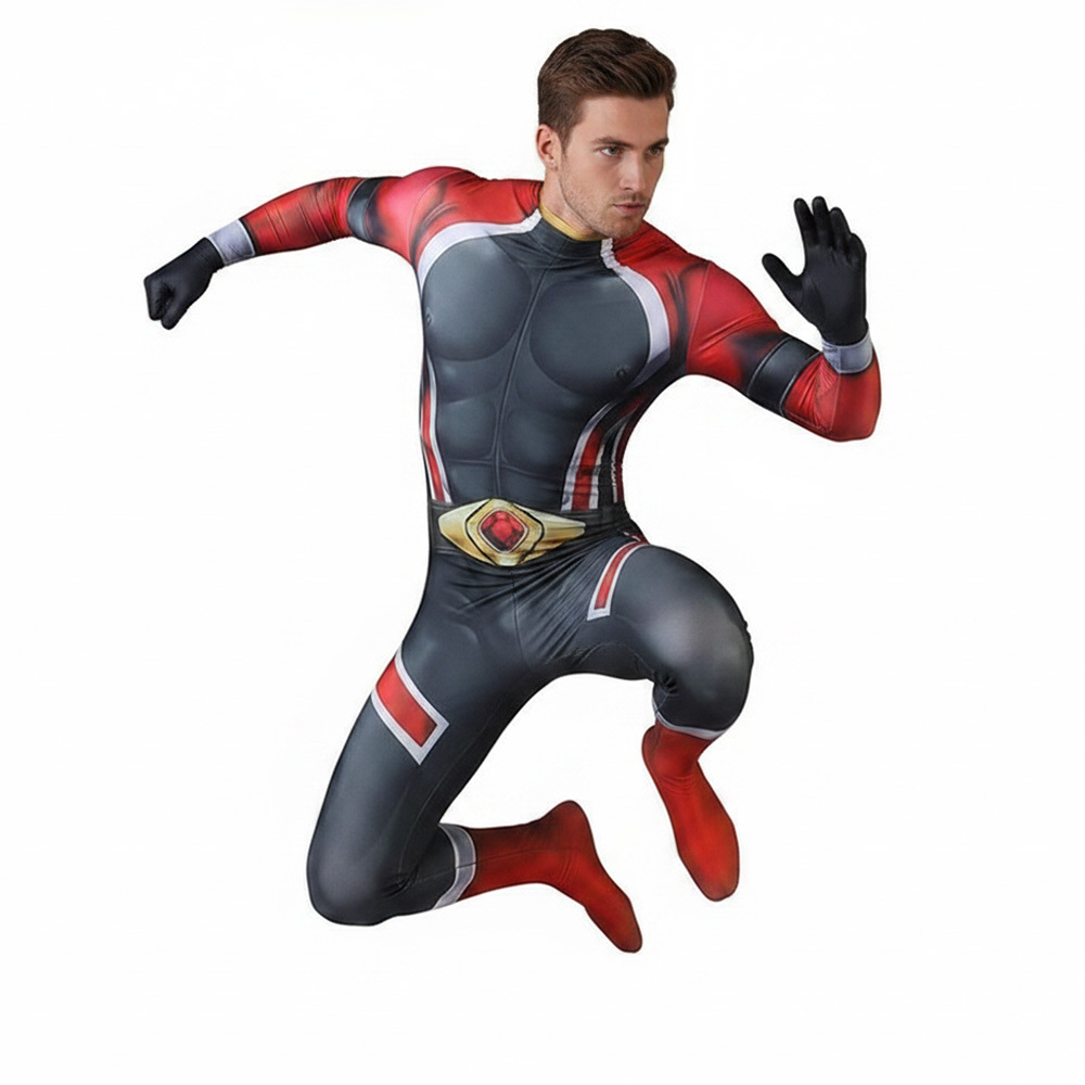 Battle Blaze Tomoki Akaishi Cosplay Costume Blaze Red Jumpsuit Takerlama