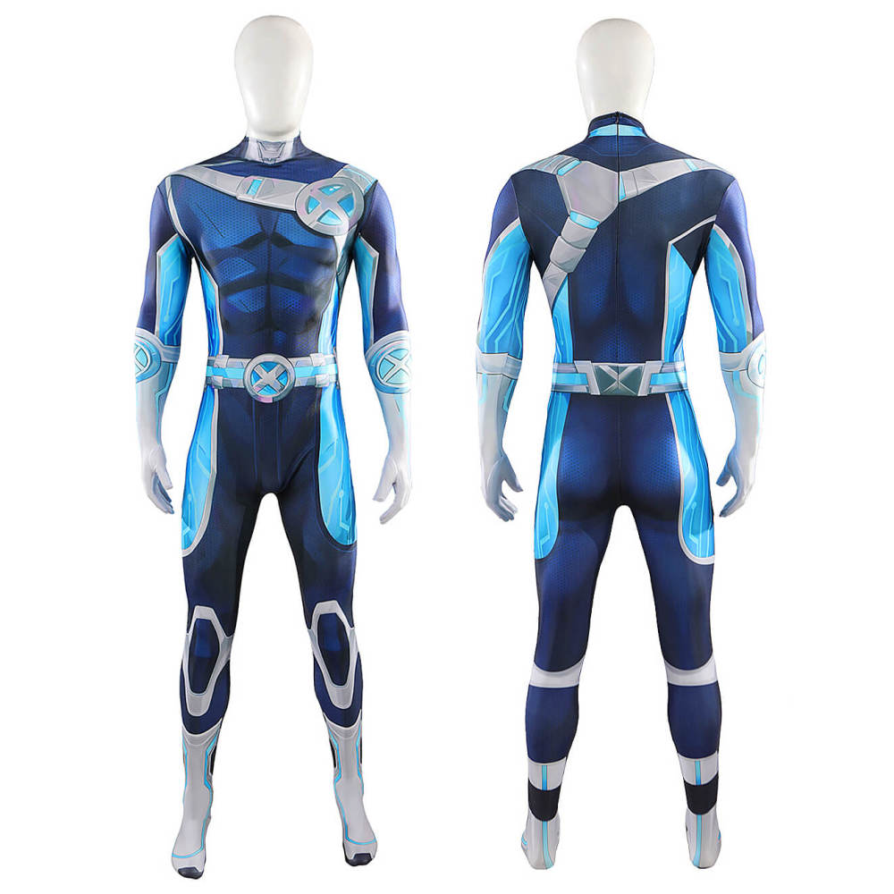Marvel Rivals Cyclops Cosplay Costume Futuristic Focus Skin Jumpsuit Takerlama