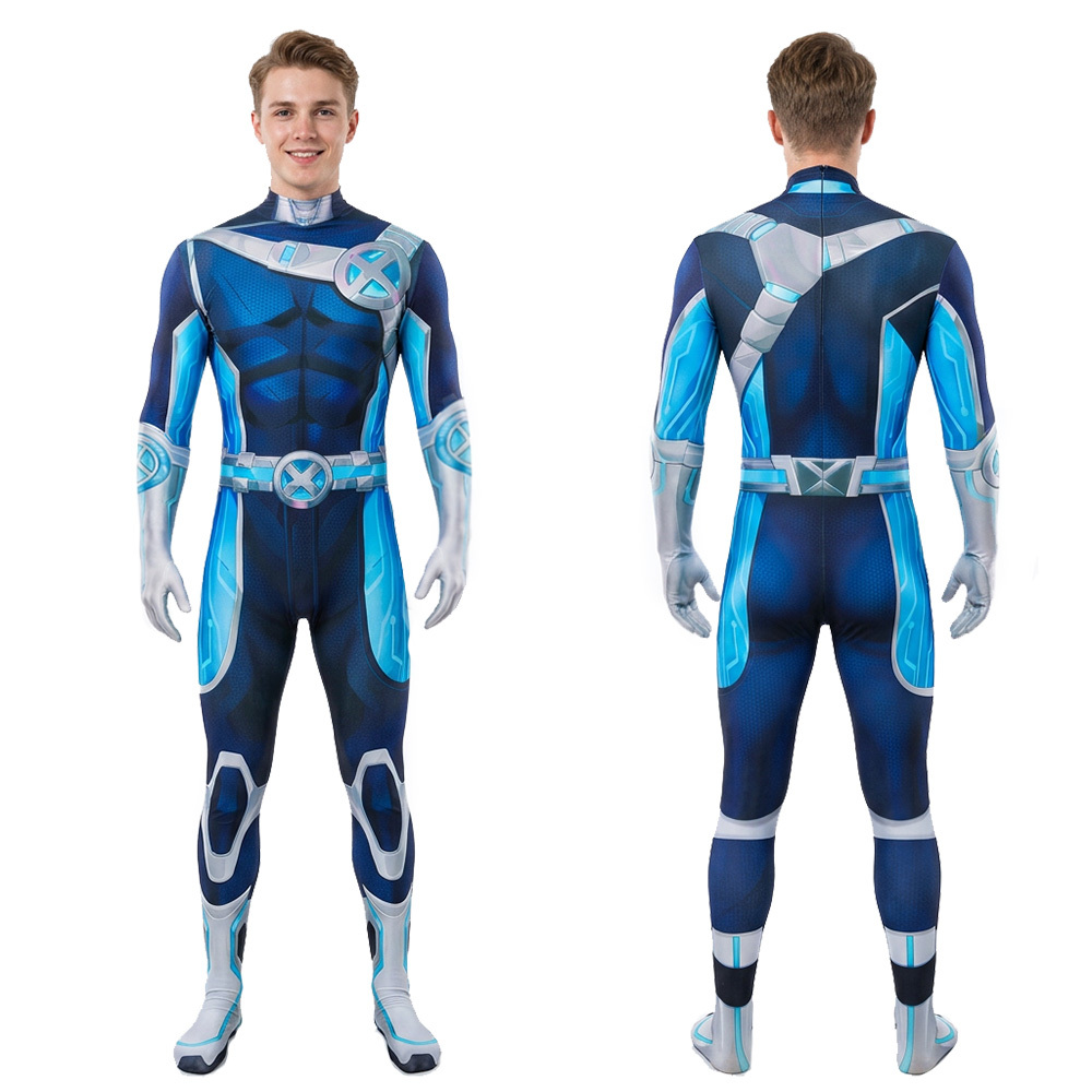 Marvel Rivals Cyclops Cosplay Costume Futuristic Focus Skin Jumpsuit Takerlama
