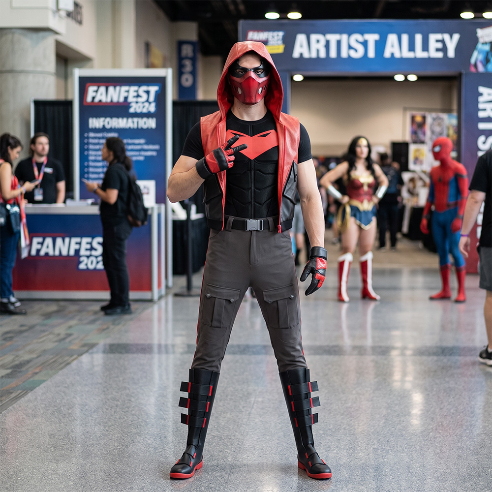 Jason Todd Superhero Cosplay Costume Halloween Outfit Mask Takerlama