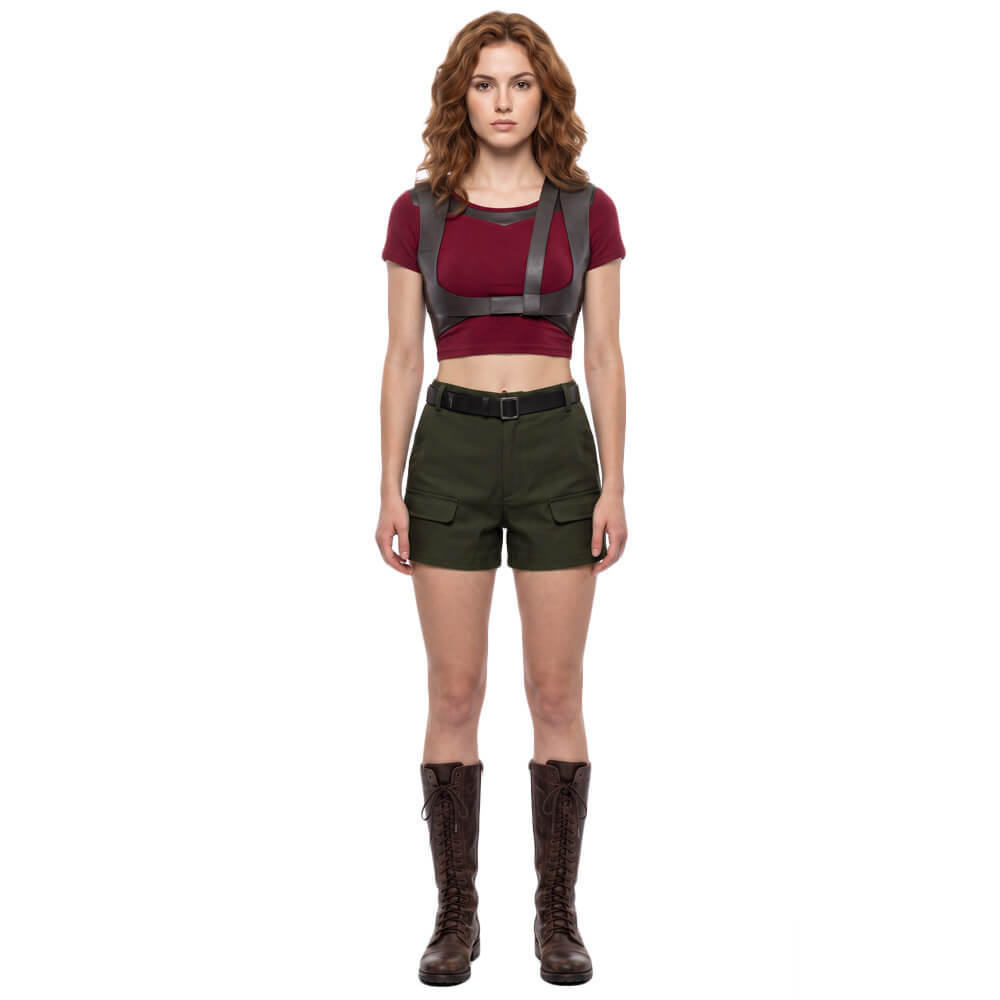Jumanji: Welcome to The Jungle Ruby Roundhouse Cosplay Costume -Takerlama