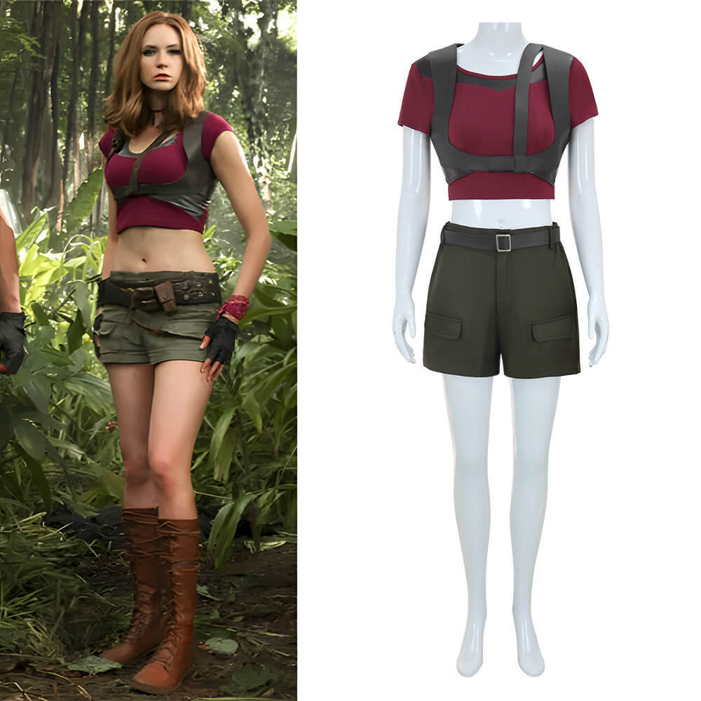 Jumanji: Welcome to The Jungle Ruby Roundhouse Cosplay Costume -Takerlama