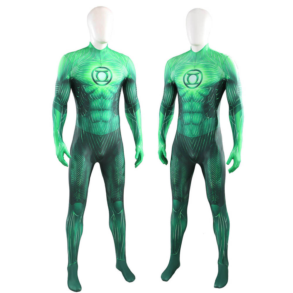 Hal Jordan 2011 Green Halloween Superhero Cosplay Costume Kids Adult Takerlama