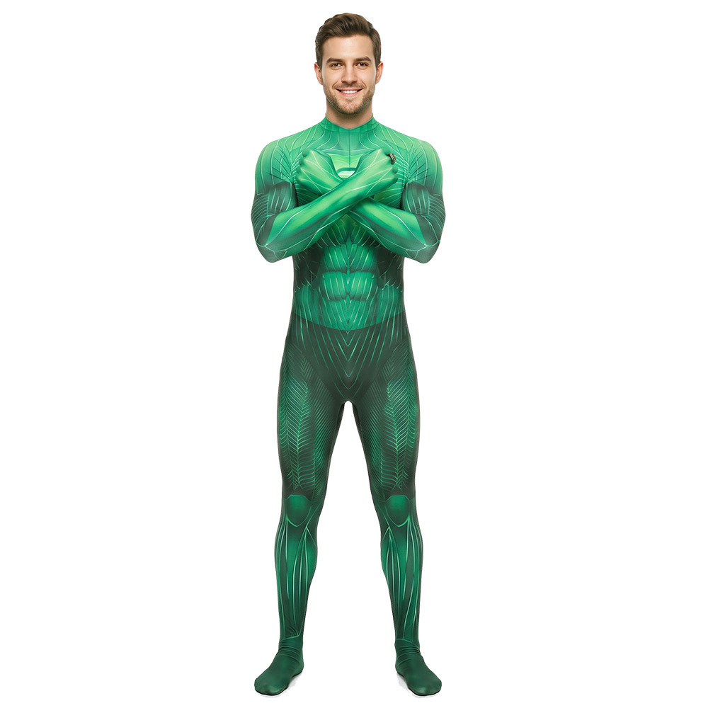 Hal Jordan 2011 Green Halloween Superhero Cosplay Costume Kids Adult Takerlama