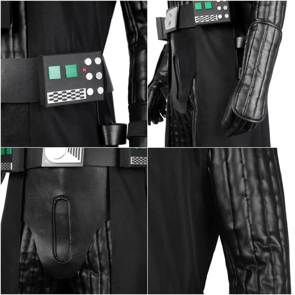 Deluxe Star Wars Darth Vader Cosplay Costume Anakin Skywalker Men Halloween Outfits Takerlama