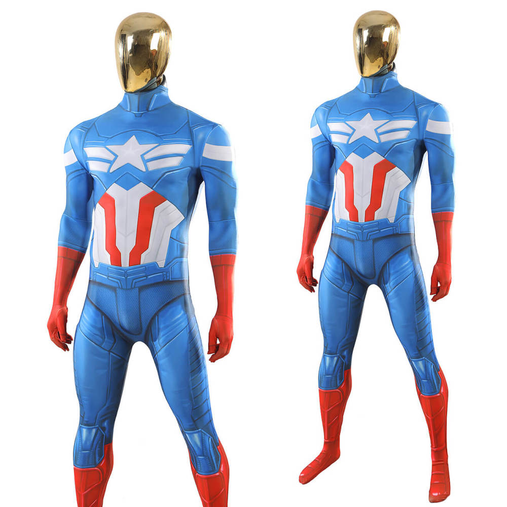 Avengers 5 Doomsday Sam Wilson Captain America Cosplay Costume Takerlama