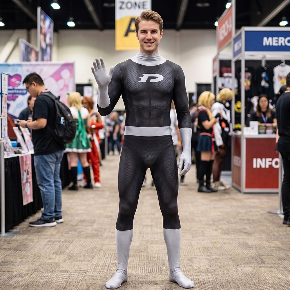 Danny Phantom Black Halloween Costume Kids Adult Cosplay Bodysuit Takerlama