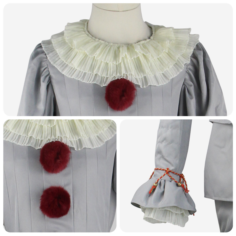 It Penny Halloween Wise Clown Circus Cosplay Costume Takerlama