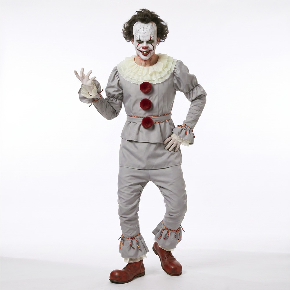 It Penny Halloween Wise Clown Circus Cosplay Costume Takerlama