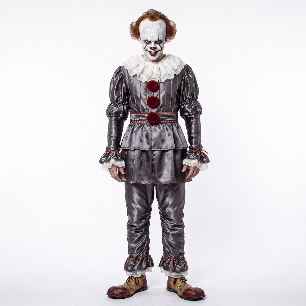 It Penny Halloween Wise Clown Circus Cosplay Costume Takerlama