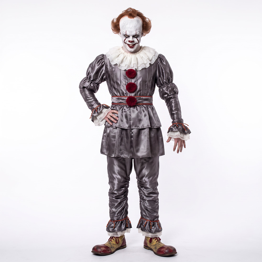 It Penny Halloween Wise Clown Circus Cosplay Costume Takerlama