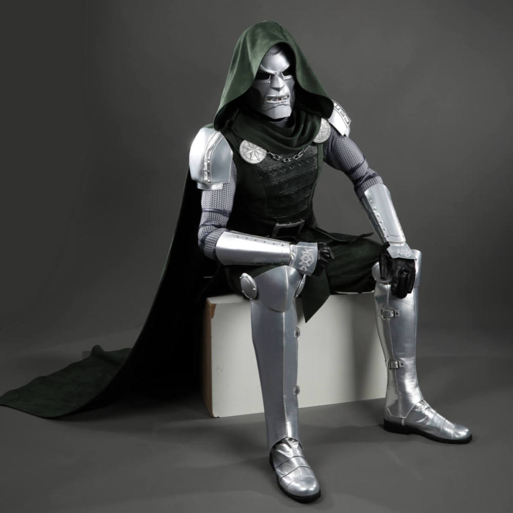 Avengers 5 Doomsday Doctor Doom Halloween Cosplay Costume Takerlama Green