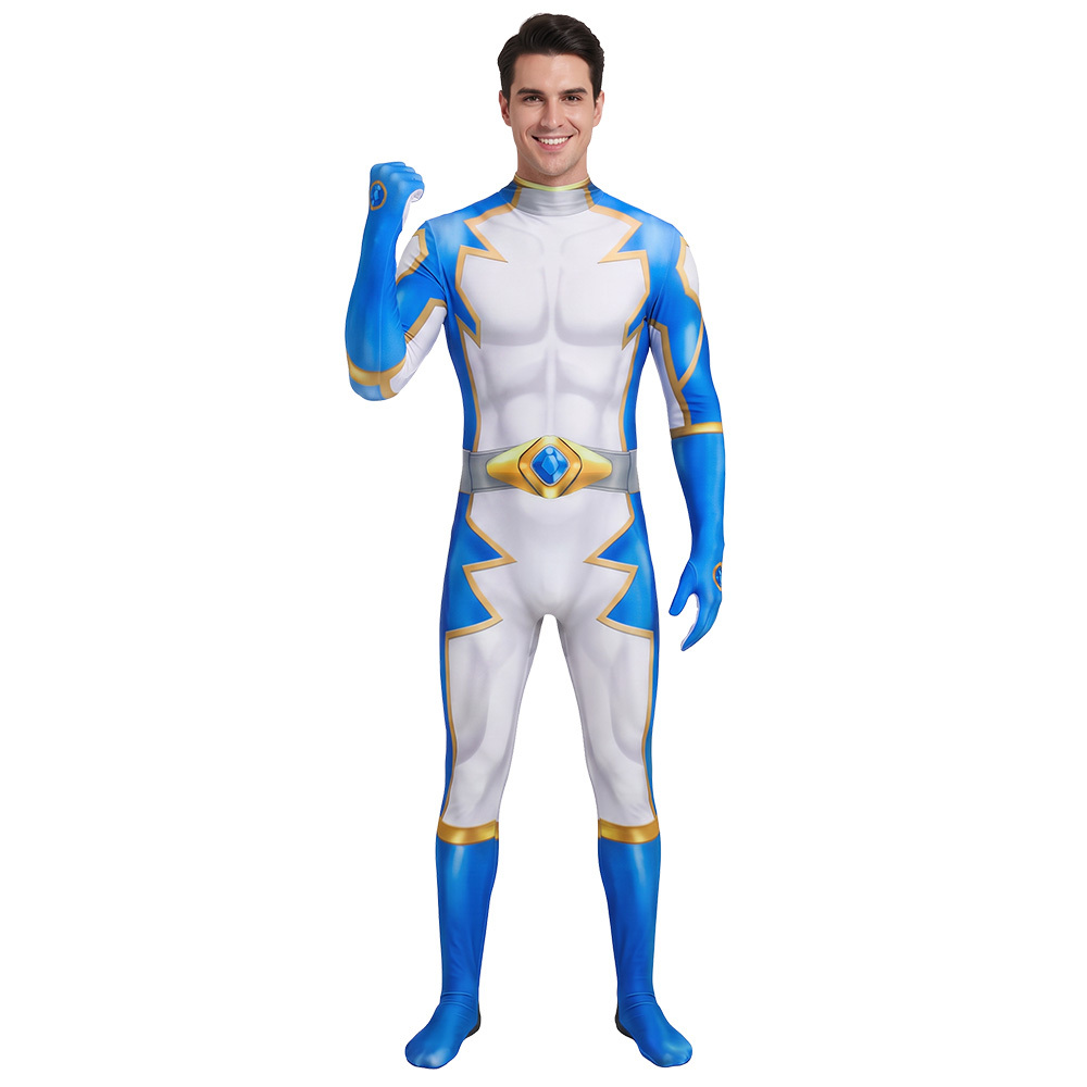 Battle Blaze 2 Aoshima Yuya Jumpsuit Cosplay Costume Blaze Blue Takerlama