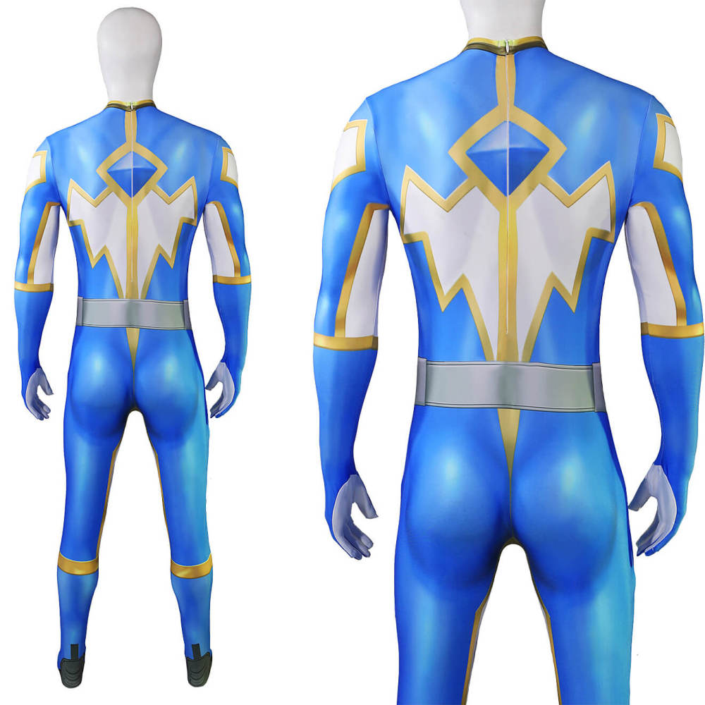 Battle Blaze 2 Aoshima Yuya Jumpsuit Cosplay Costume Blaze Blue Takerlama