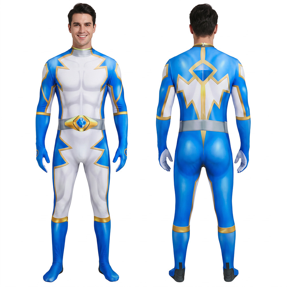 Battle Blaze 2 Aoshima Yuya Jumpsuit Cosplay Costume Blaze Blue Takerlama