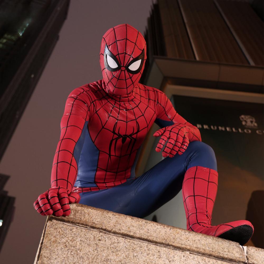 Spider-Man: Brand New Day Spiderman 4 Peter Parker Cosplay Costume Boots Mask Takerlama In stock
