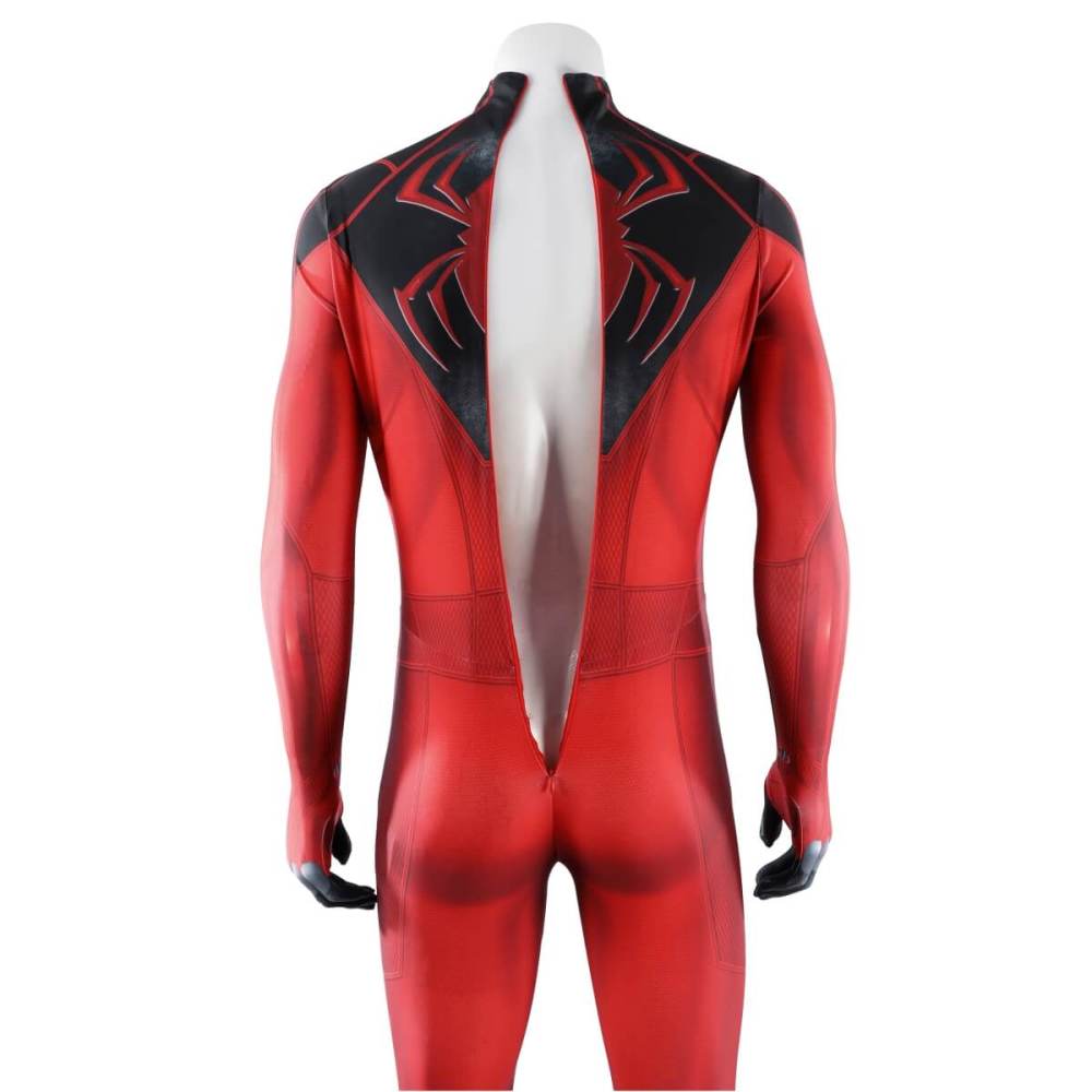 Spider-Man Scarlet Spider II Suit Halloween Cosplay Costume Takerlama