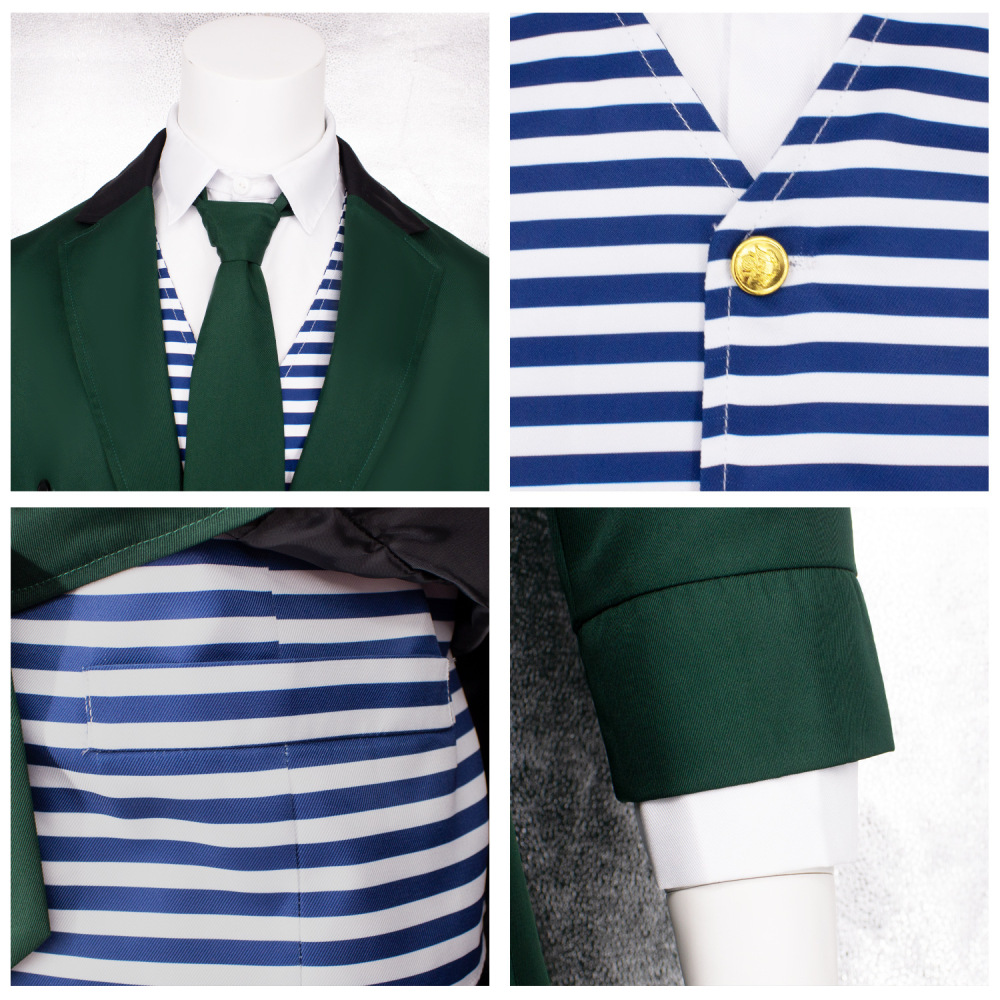 Haunted Mansion Ben Matthias Owen Wilson Uniform Cosplay Costume In Stock Takerlama