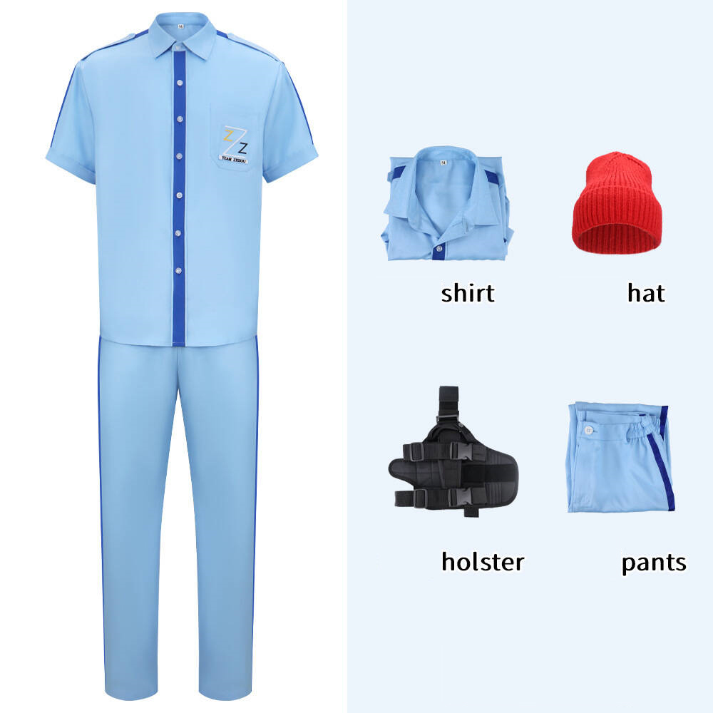 The Life Aquatic with Steve Zissou Crew Uniform Cosplay Costume Hat Takerlama In Stock