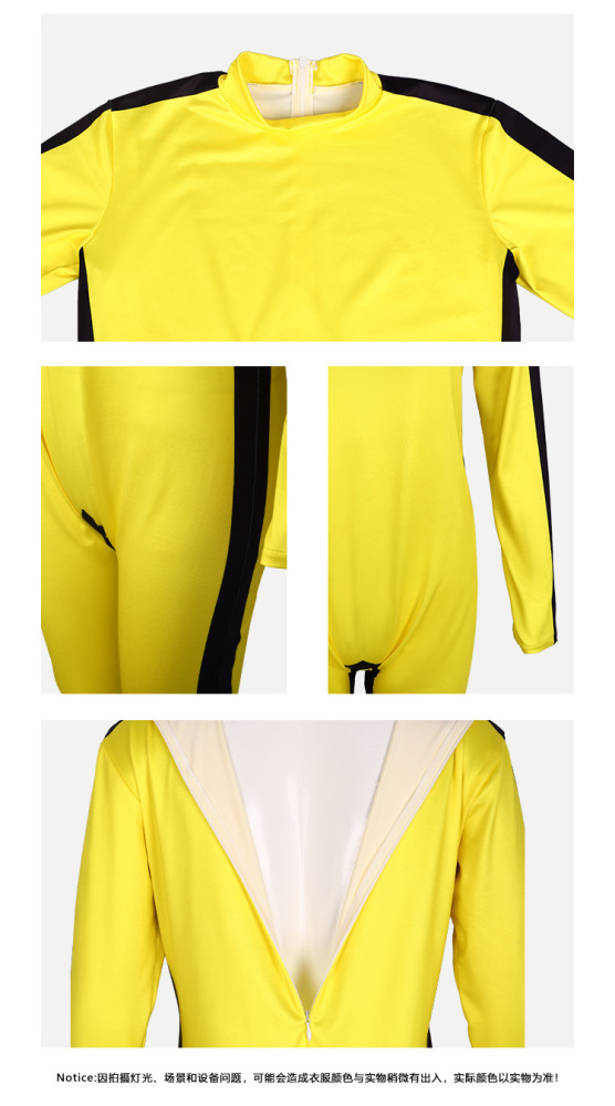 Game Of Death Bruce Lee Cosplay Costume Chinese Kung fu Uniform Takerlama