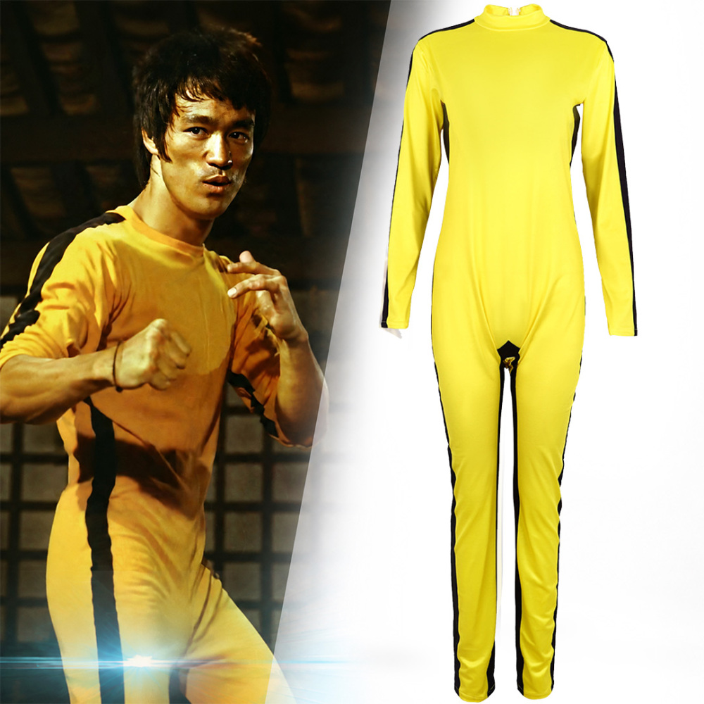 Game Of Death Bruce Lee Cosplay Costume Chinese Kung fu Uniform Takerlama