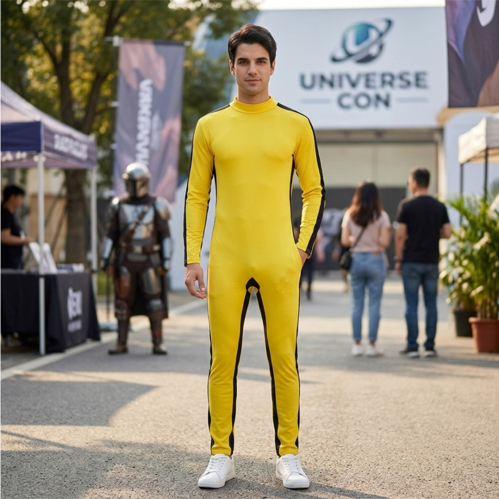 Game Of Death Bruce Lee Cosplay Costume Chinese Kung fu Uniform Takerlama