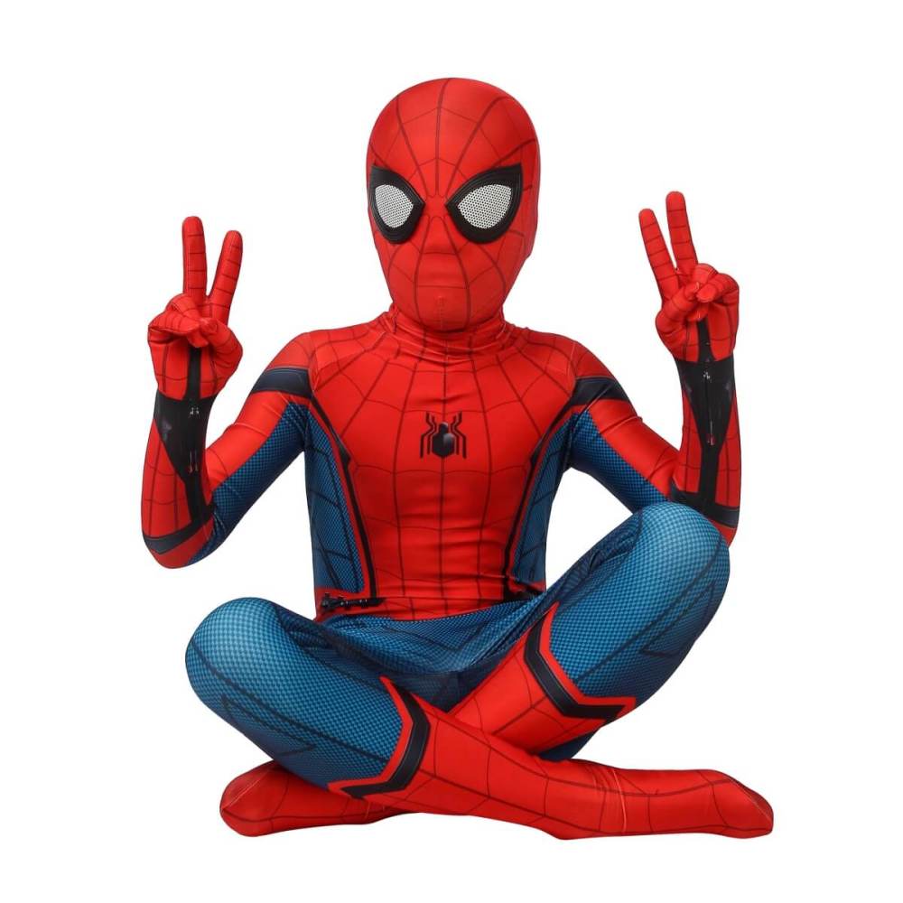 Kids Spider-Man:Homecoming Peter Parker Cosplay Costume