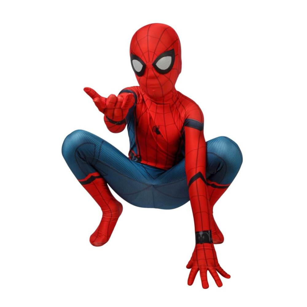 Kids Spider-Man:Homecoming Peter Parker Cosplay Costume