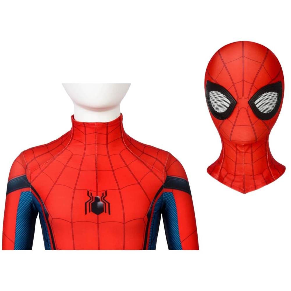 Kids Spider-Man:Homecoming Peter Parker Cosplay Costume