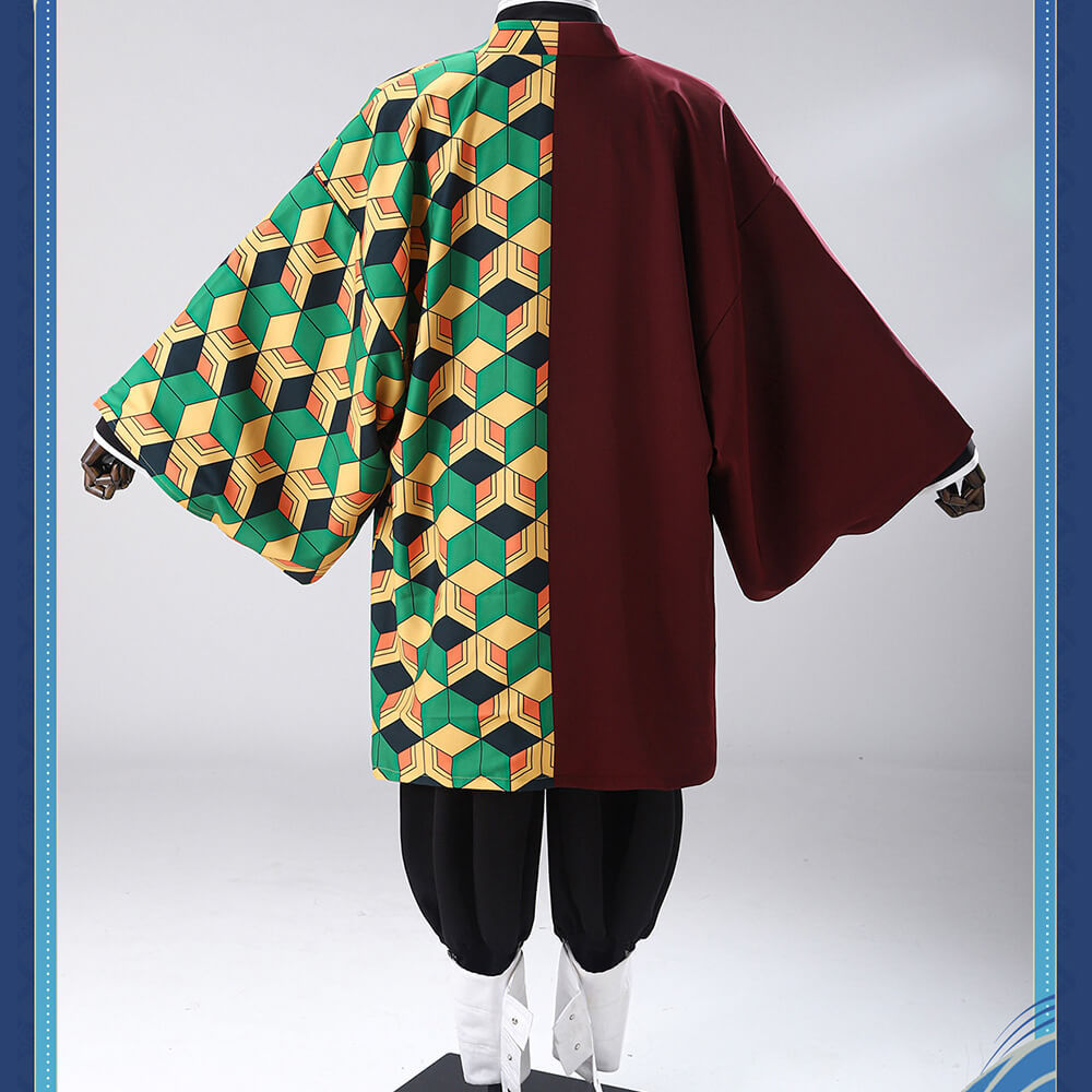 Adult Tomioka Giyuu Uniform Anime Halloween Cosplay Costume Cloak Takerlama In Stock